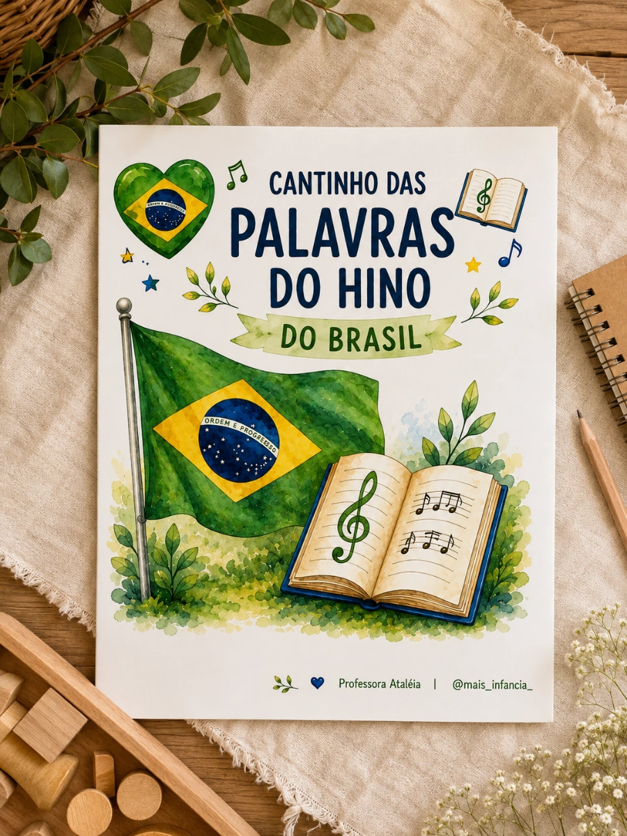 Cantinho das Palavras do Hino do Brasil