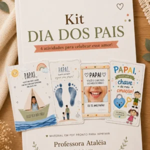 Kit Dia dos Pais — 4 Atividades